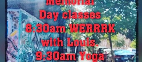 Memorial Day classes