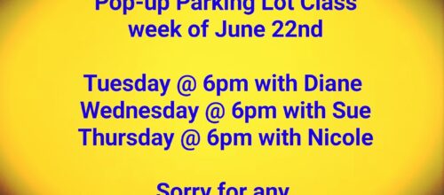 Pop-up Parking Lot Classes!